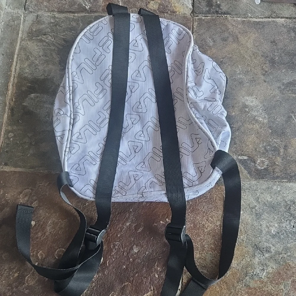 FILA Monochrome Logo Backpack